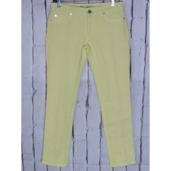 DL1961 Denim - DL1961 women jeans size 28 yellow Angel midrise skinny ankle 4way stretch denim